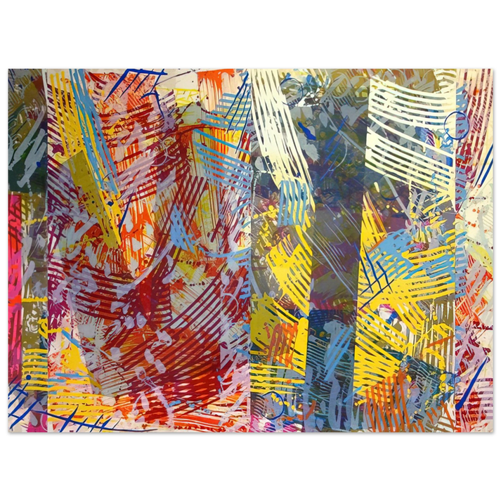 Sam Gilliam - Pretty Boxes 75x100 cm / 30x40inches Fine Art Poster