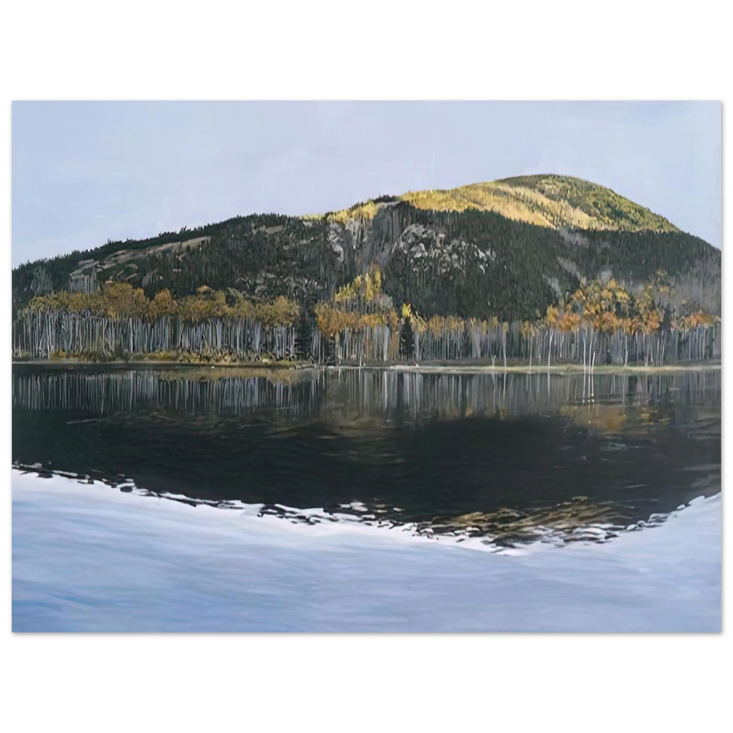 Richard Estes - BEAVER DAM POND ACADIA NATIONAL PARK 2009 Fine Art Poster - Default Title