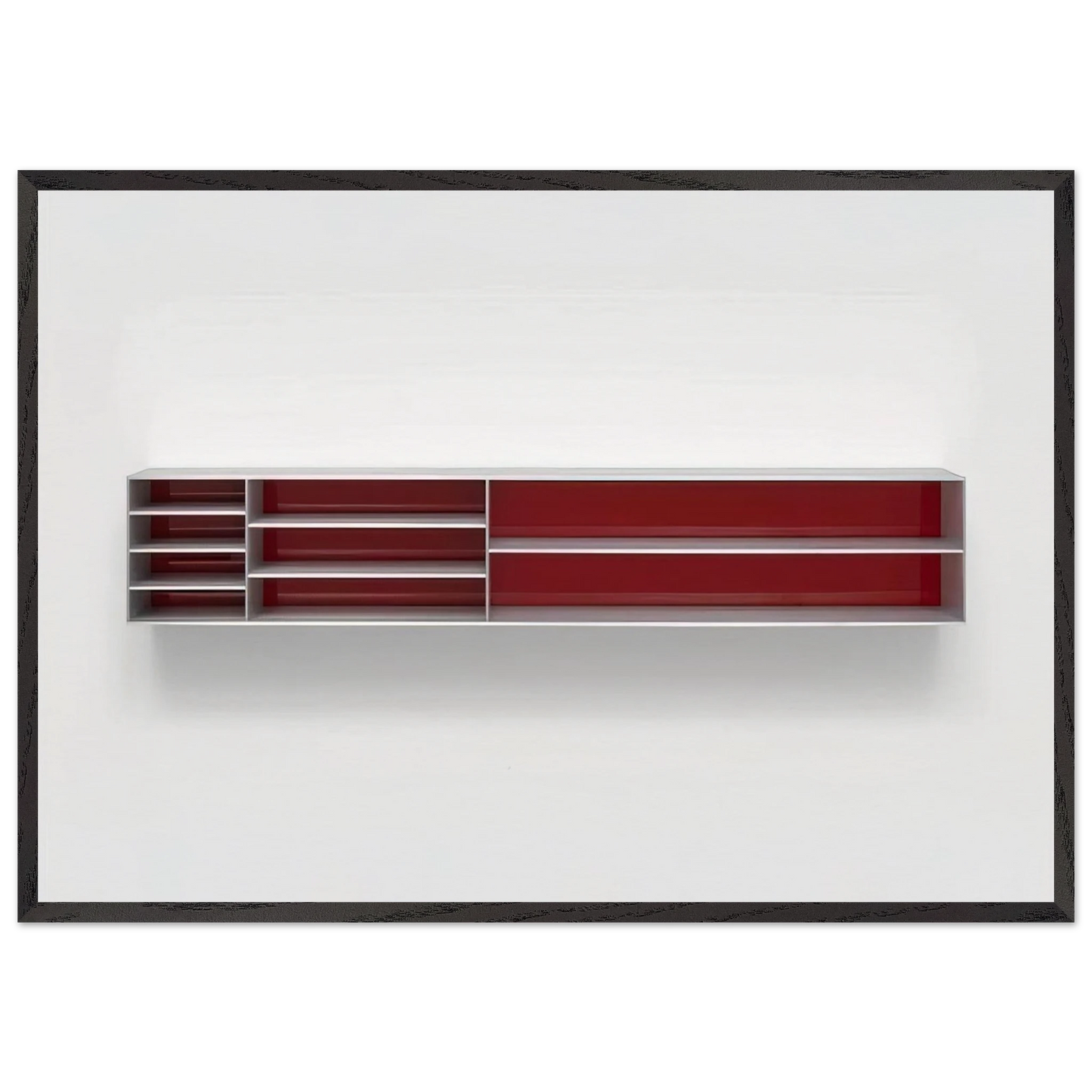 Untitled - 1984 N3 - Donald Judd Framed Art Print – Black Wooden Frame - Default Title - -Framed Art Print