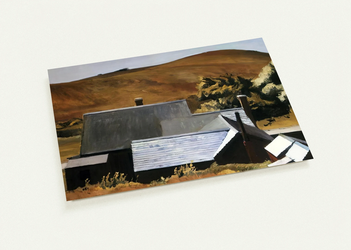 Burly Cobb s House, South Truro By Edward Hopper Pack of 10 Post Cards | Edward Hopper Post Cards | A6 (10.5 x 14.8 cm) - 4.1 x 5.8 inches