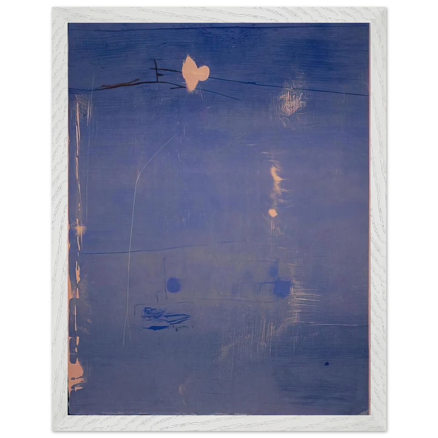 Helen Frankenthaler - Cameo - 1980 Wall art - 30x40 cm / 12x16 inches - Premium Wooden Framed Poster With Fine Art Paper - Wood frame