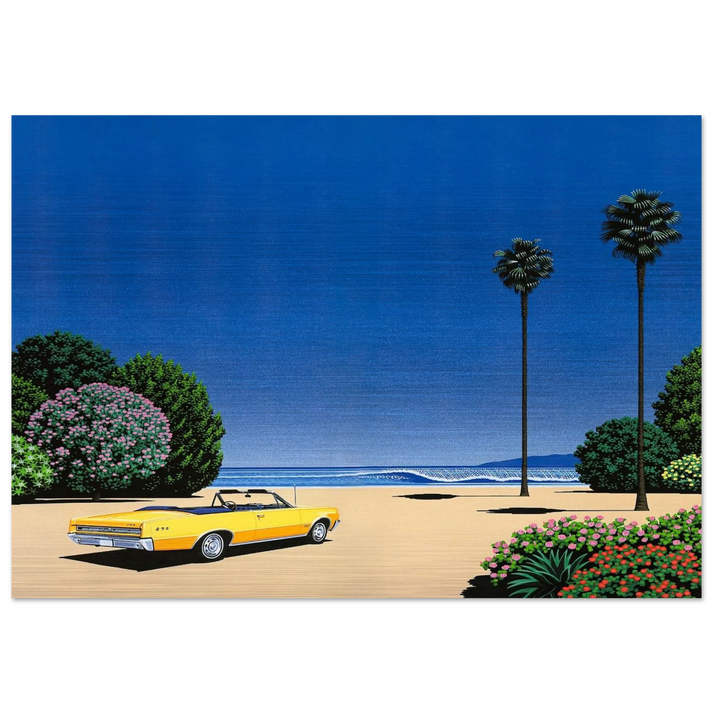 Sweet Breeze Alt Coastline at Lover’s Point - Hiroshi Nagai Brushed Aluminum Print - 70x100 cm / 28x40 inches | Hiroshi Nagai Aluminum Print | Hiroshi Nagai Prints