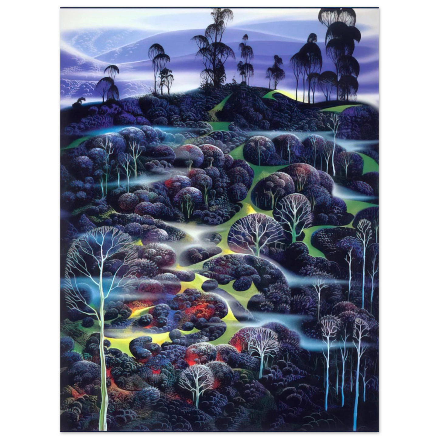 Eyvind Earle - Solemn Solitude Fine Art Poster - Default Title