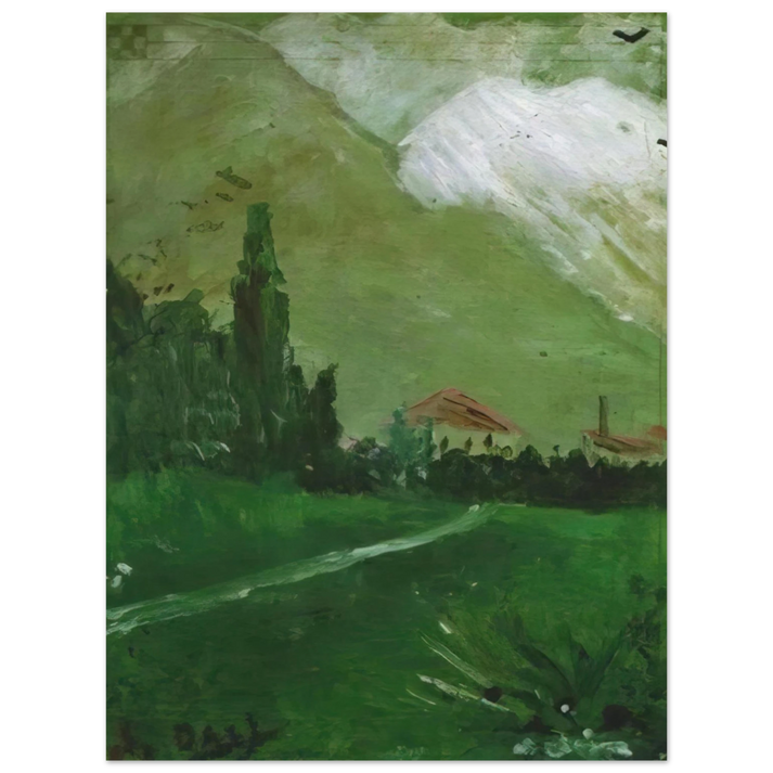 Salvador Dali - LANDSCAPE NEAR FIGUERAS 75x100 cm / 30x40inches Fine Art Poster