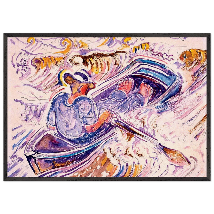 Walter Anderson N4 - Walter Inglis Anderson 70x100 cm / 28x40 inches Framed Art Print – Black Wooden Frame | Walter Anderson Prints