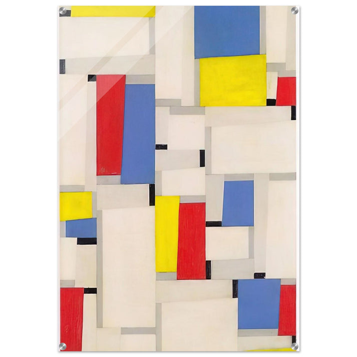 Relational Painting - 1951 - Fritz Glarner Acrylic Print - 70x100 cm / 28x40″ inches | Fritz Glarner Wall Art | Fritz Glarner Prints