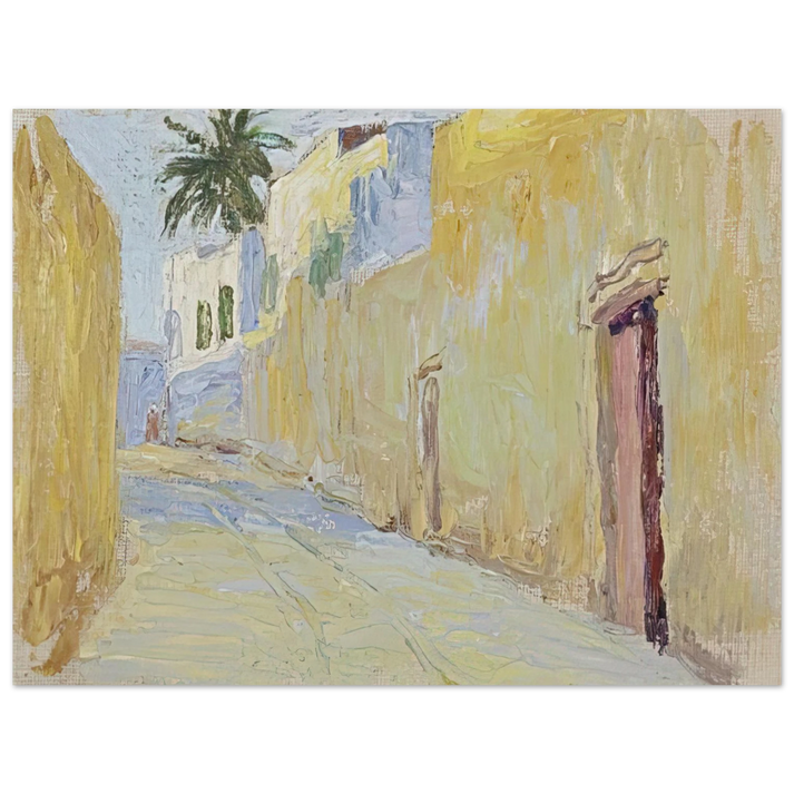 Gabriele Munter - ALLEY IN TUNIS 75x100 cm / 30x40inches Fine Art Poster