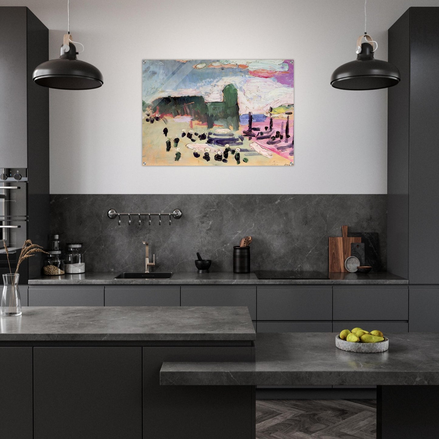 COLLIOURE 1905 - Henri Matisse Acrylic Print - 70x100 cm / 28x40″ inches | Henri Matisse Wall Art | Henri Matisse Prints