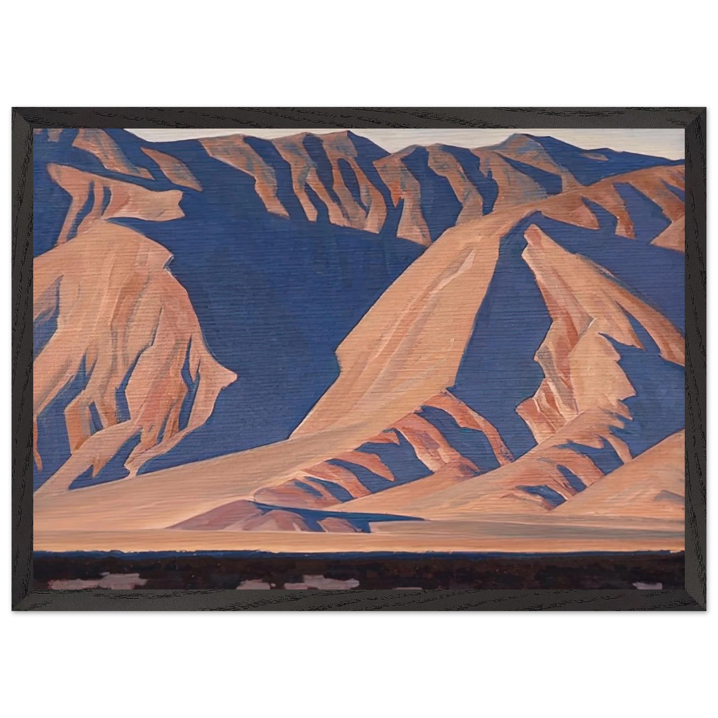 Maynard Dixon - INYO MOUNTAINS 1944 Wall art - 15x20 cm / 6x8 inches - Fine Art Poster-canvas - -