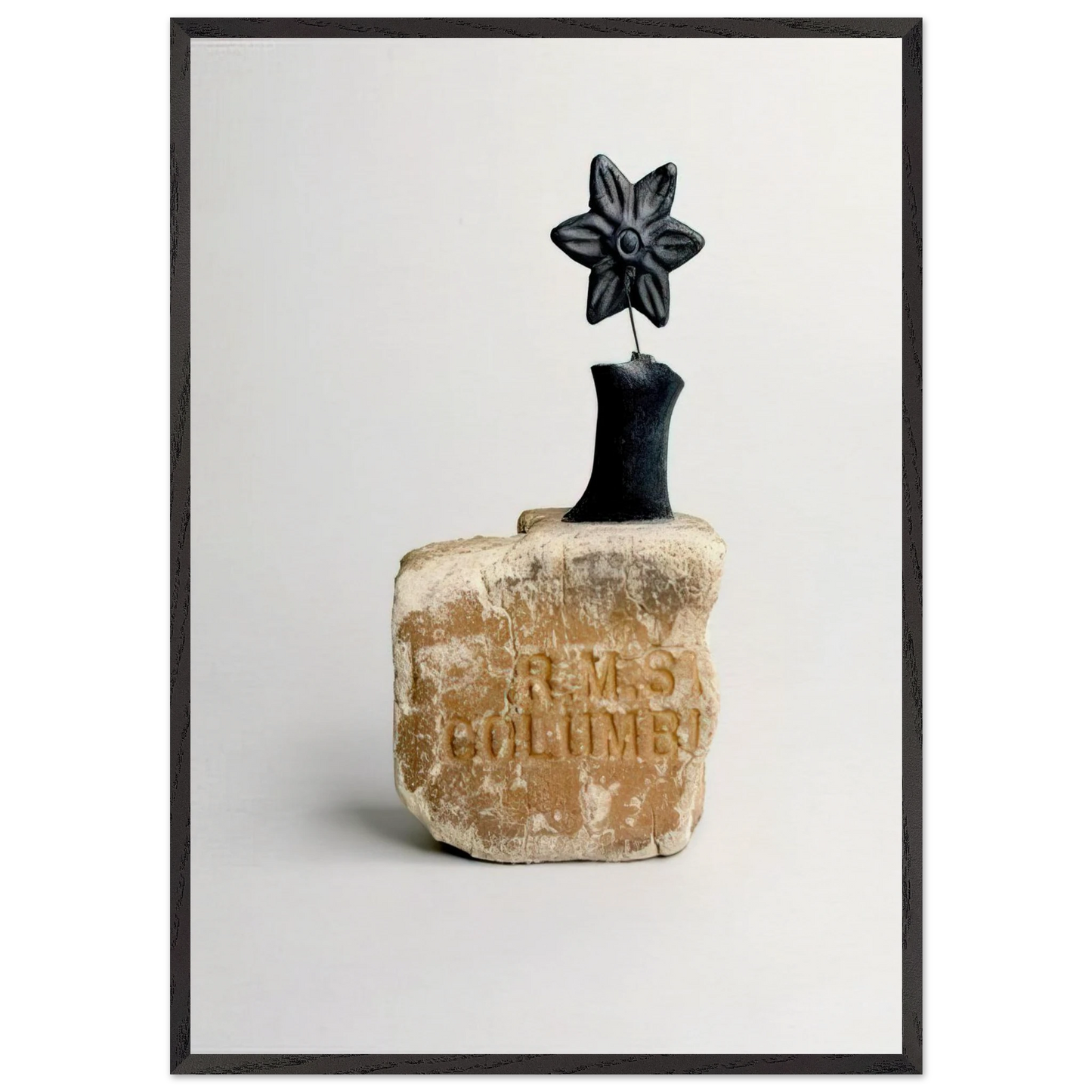 UNTITLED 1995 N2 - Robert Rauschenberg Framed Art Print – Black Wooden Frame - Default Title - -Framed Art Print