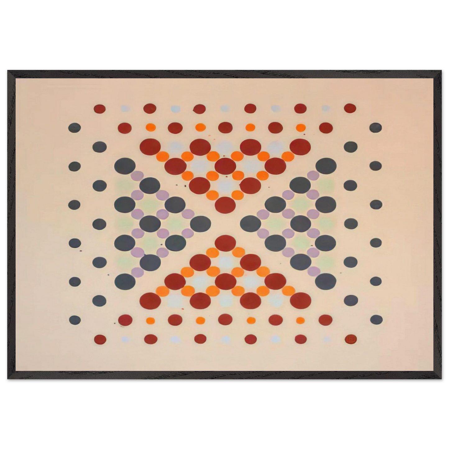 Untitled - 1962 N9 - Thomas Downing Framed Art Print – Black Wooden Frame - Default Title - -Framed Art Print