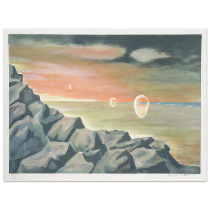 Clarence Holbrook Carter - Eschantos 21 - Magic Realism 75x100 cm / 30x40inches Fine Art Poster