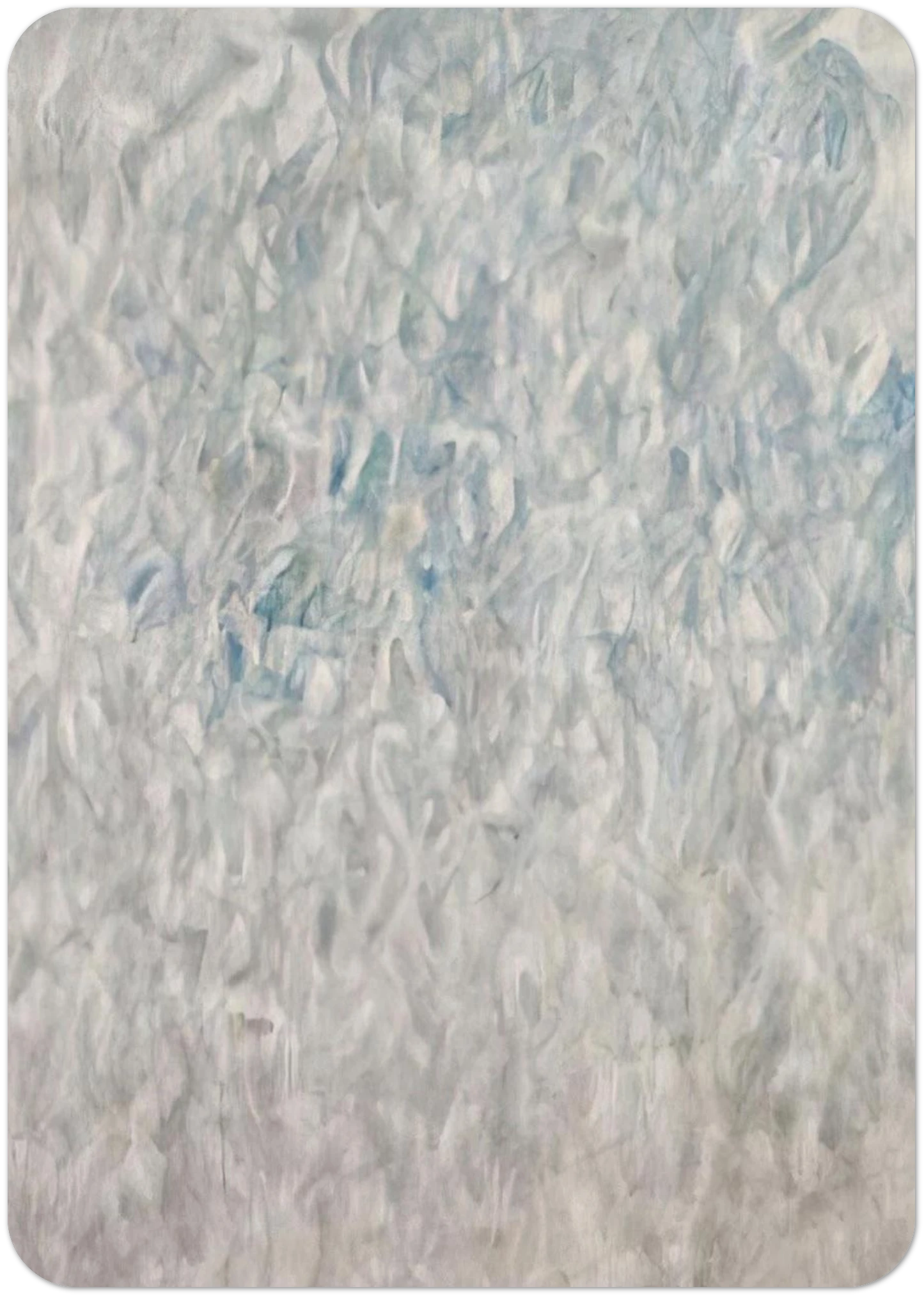 Amerika Grey Blue By Sam Francis Pack of 10 Post Cards | Sam Francis Post Cards | A6 (10.5 x 14.8 cm) - 4.1 x 5.8 inches