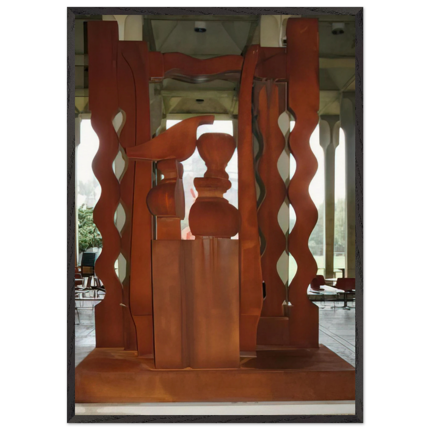 NIGHT PRESENCE II 1976 - Louise Nevelson 70x100 cm / 28x40 inches Framed Art Print – Black Wooden Frame