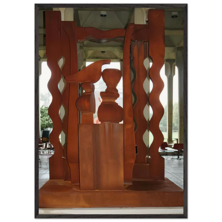 NIGHT PRESENCE II 1976 - Louise Nevelson 70x100 cm / 28x40 inches Framed Art Print – Black Wooden Frame