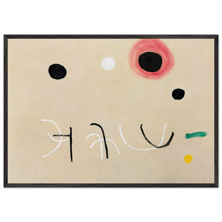 Festival - 1973 - Adolph Gottlieb 70x100 cm / 28x40 inches Framed Art Print – Black Wooden Frame