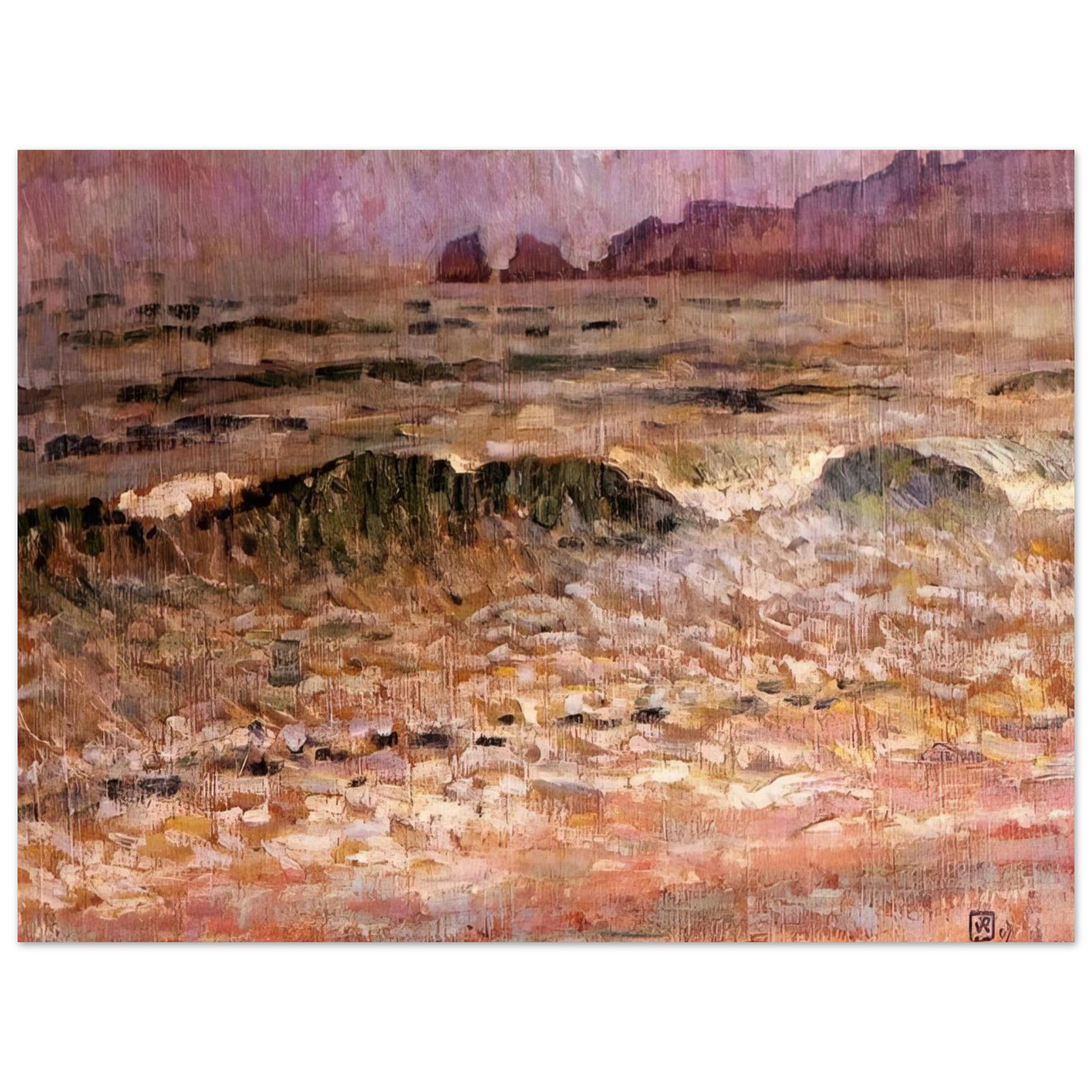 Theo van Rysselberghe - RAIN JERSEY 1907 Fine Art Poster - Default Title