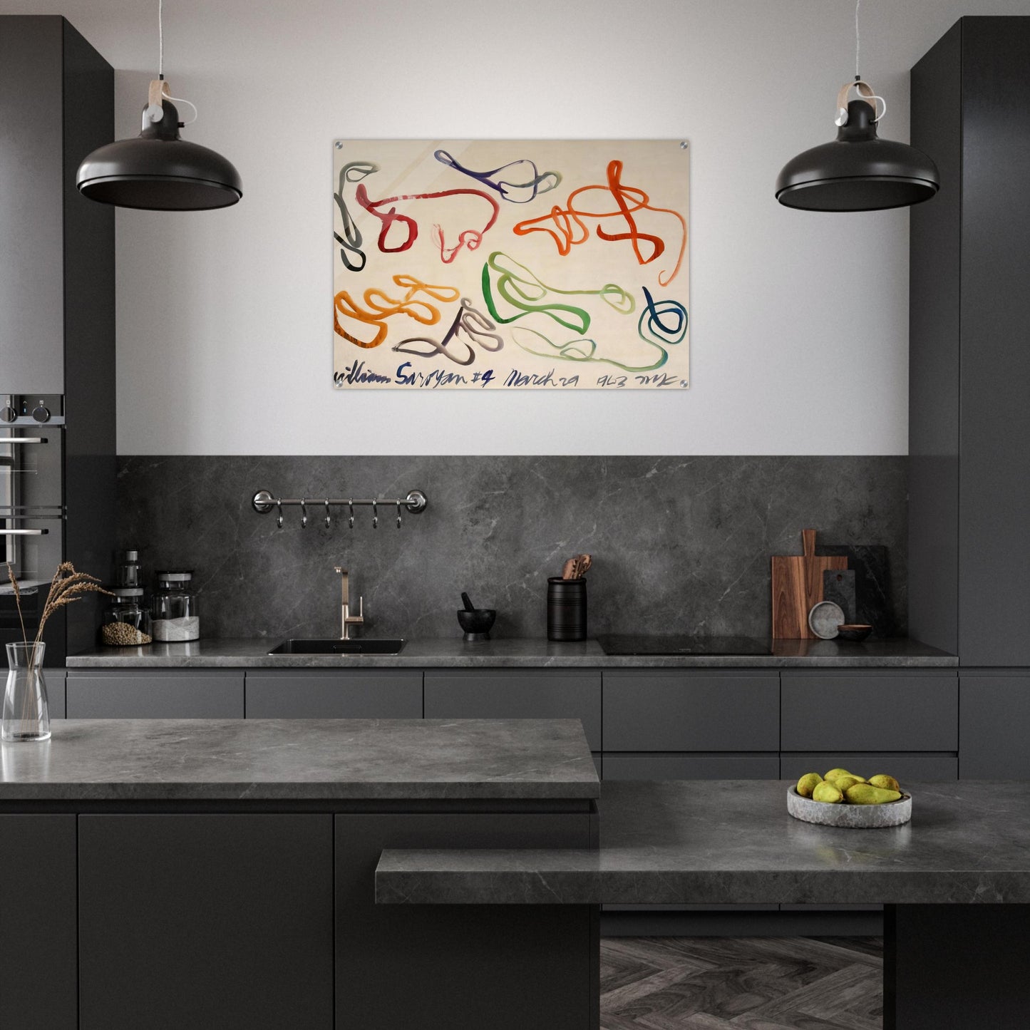 #4 March 29, 1963 NYC - 1963 - William Saroyan Acrylic Print - 70x100 cm / 28x40″ inches | William Saroyan Wall Art | William Saroyan Prints