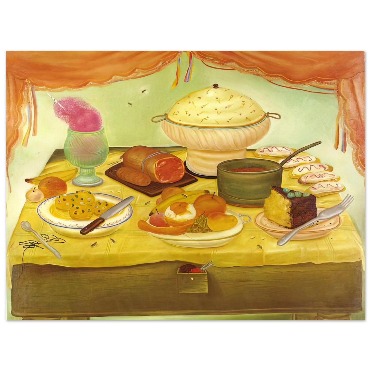 Fernando Botero - STILL LIFE Fine Art Poster - Default Title