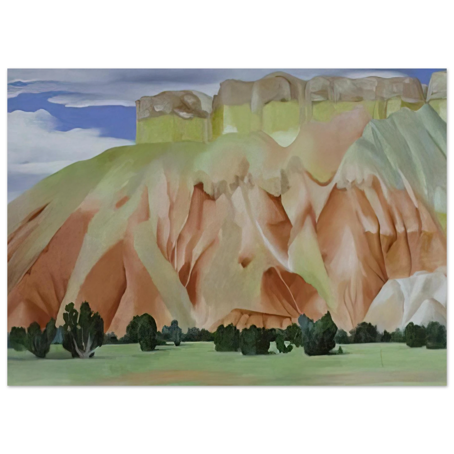 Georgia O'Keeffe - My Backyard Fine Art Poster - 40x60 cm / 16x24 inches