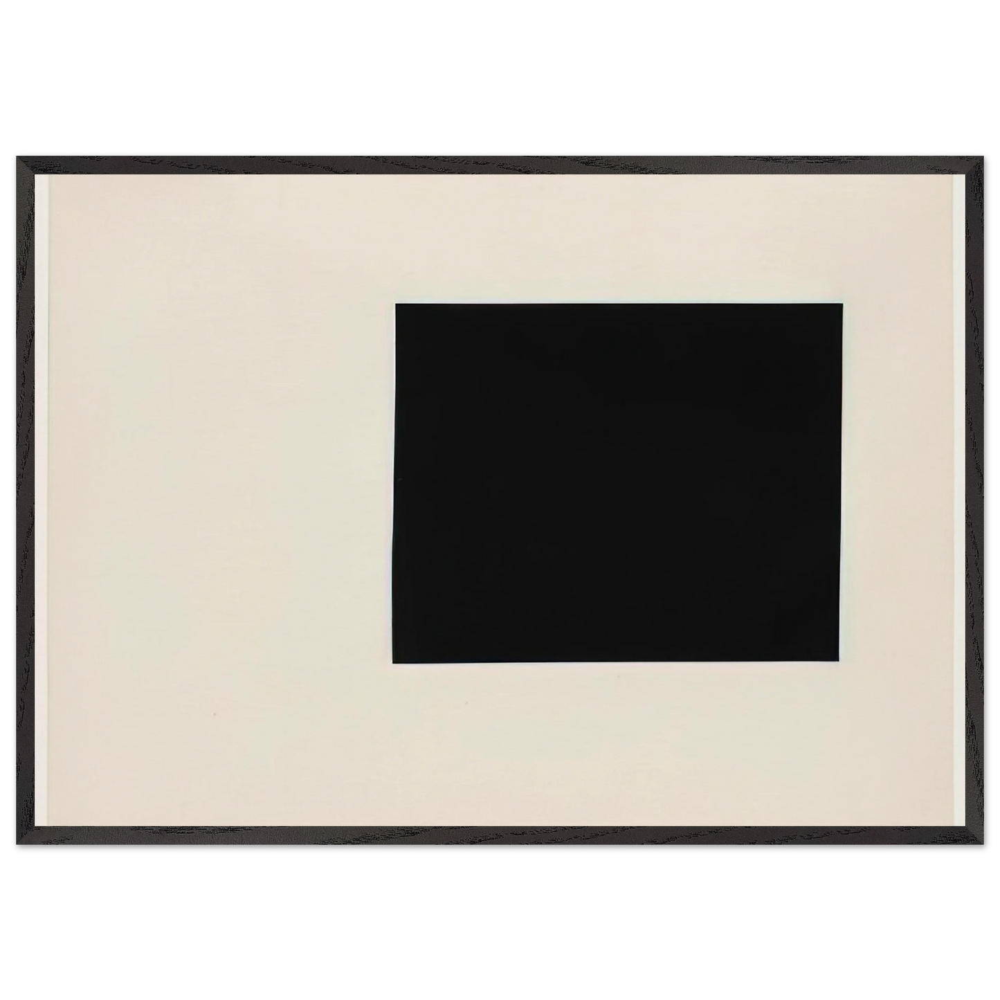 Square Form - Ellsworth Kelly Framed Art Print – Black Wooden Frame - Default Title - -Framed Art Print