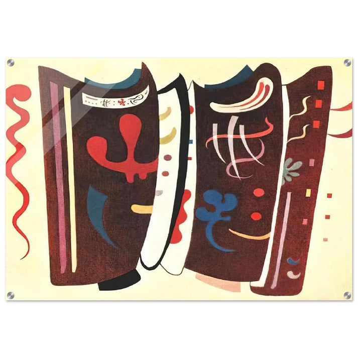 BROWN WITH SUPPLEMENT 1935 - Wassily Kandinsky Acrylic Print - 70x100 cm / 28x40″ inches