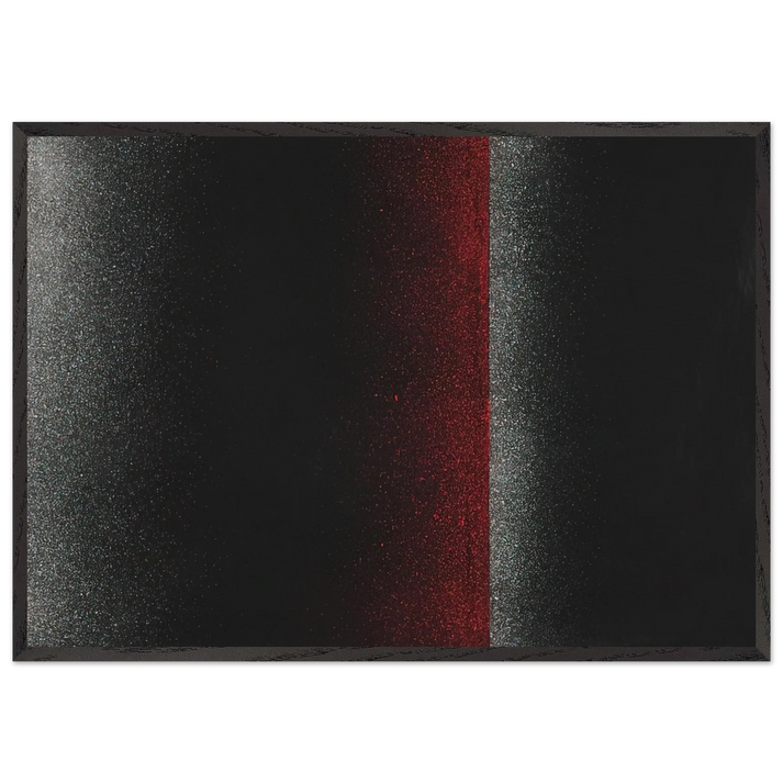 Sprayed Picture - 1964 - Charlotte Posenenske 70x100 cm / 28x40 inches Framed Art Print – Black Wooden Frame