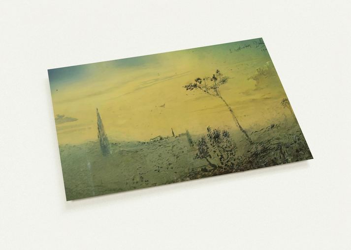 LANDSCAPE 1 By Salvador Dali Pack of 10 Post Cards | Salvador Dali Post Cards | A6 (10.5 x 14.8 cm) - 4.1 x 5.8 inches