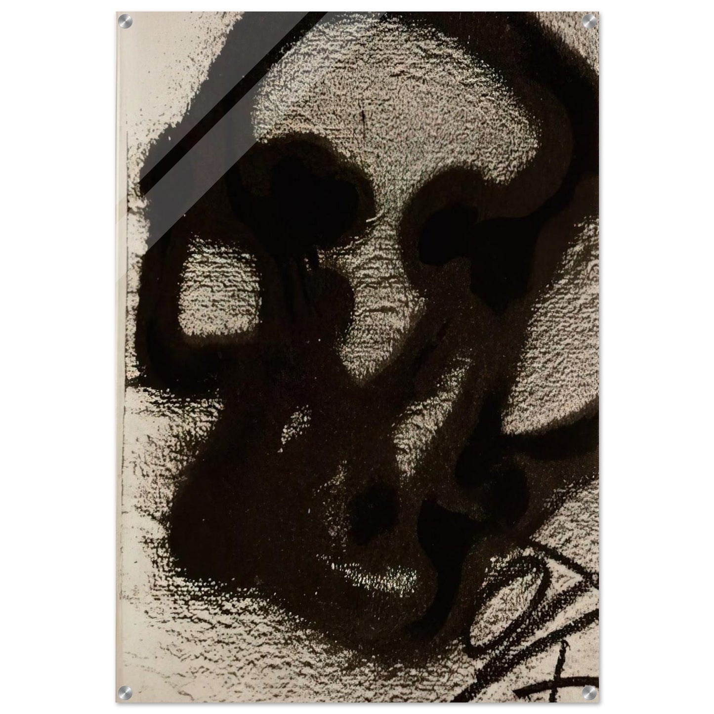 EQUATION III 1987 - Antoni Tapies Acrylic Print - 70x100 cm / 28x40″ inches | Antoni Tapies Wall Art | Antoni Tapies Prints