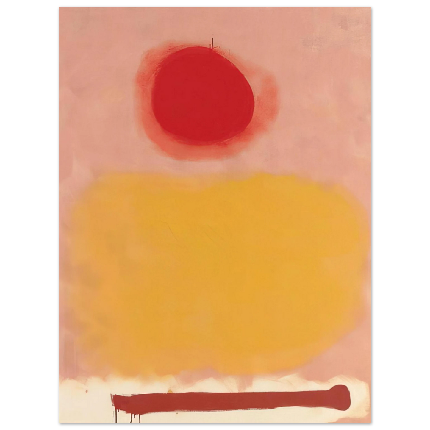Adolph Gottlieb - Amorphous - 1973 Fine Art Poster - Default Title