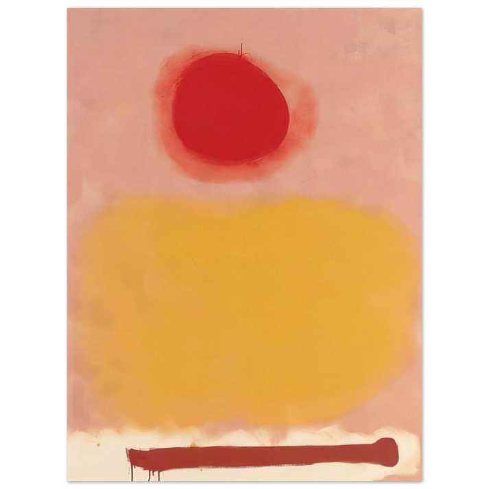 Adolph Gottlieb - Amorphous - 1973 75x100 cm / 30x40inches Fine Art Poster