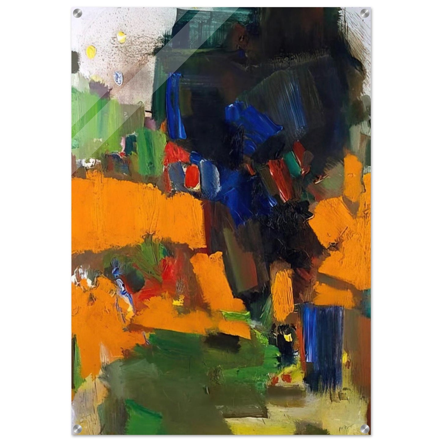 Deep Within the Ravine - Hans Hofmann Acrylic Print - 70x100 cm / 28x40″ inches