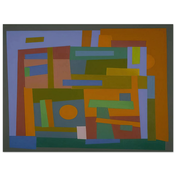 Ad Reinhardt - Number 30 - 1938 75x100 cm / 30x40inches Fine Art Poster