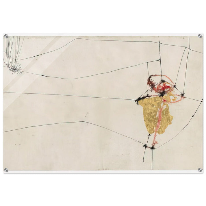 Cover for 17 variazioni su temi proposti per una pura ideologia fonetica - 1955 - Alberto Burri Acrylic Print - 70x100 cm / 28x40″ inches | Alberto Burri Wall Art | Alberto Burri Prints