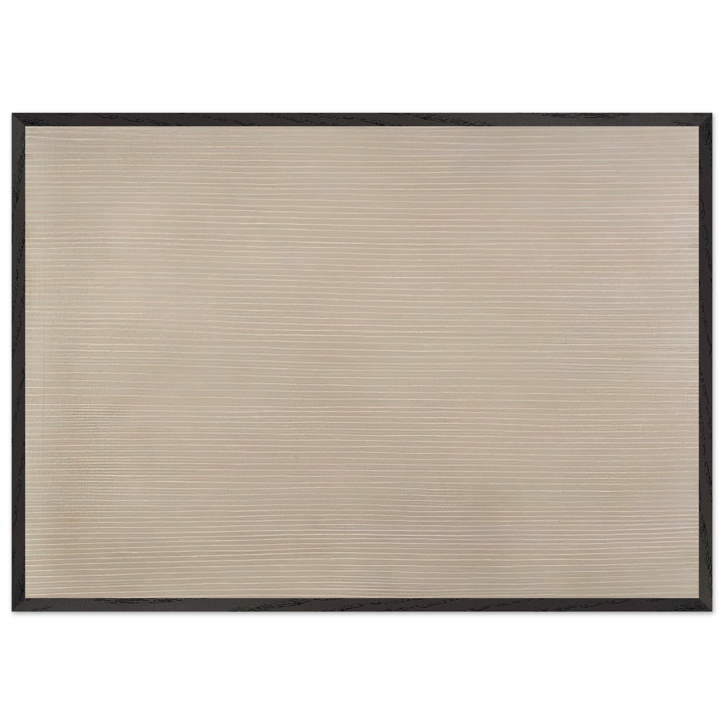 Peach Glow - 1958 - Gene Davis Framed Art Print – Black Wooden Frame - Default Title - -Framed Art Print