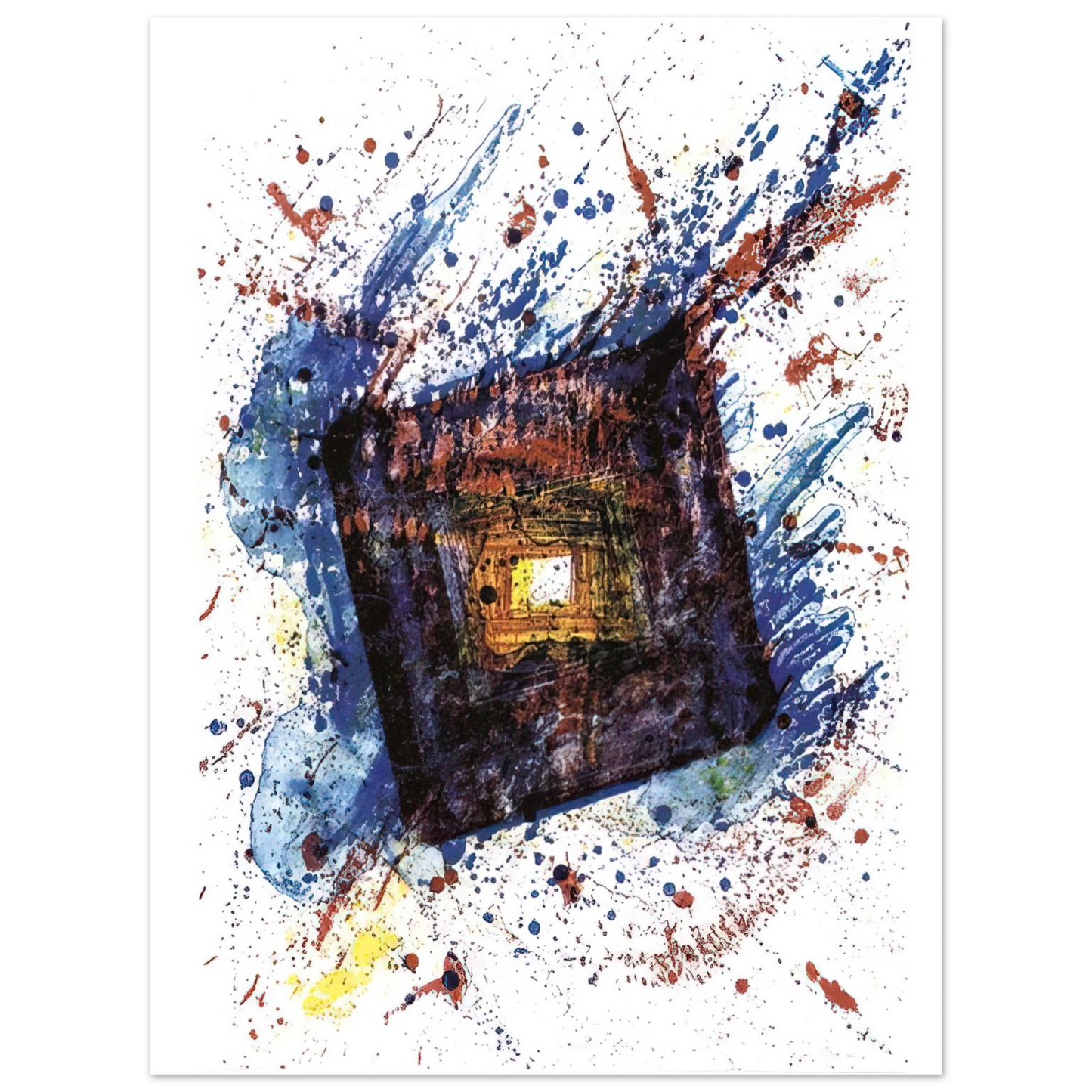 Sam Francis - Falling Star L. L249 Fine Art Poster - Default Title
