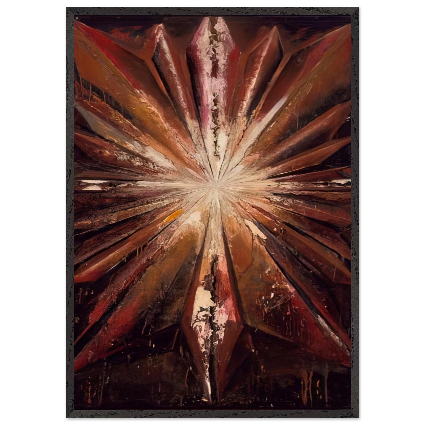 Jay DeFeoBIGThe Jewel - Jay DeFeo Framed Art Print – Black Wooden Frame - Default Title - -Framed Art Print