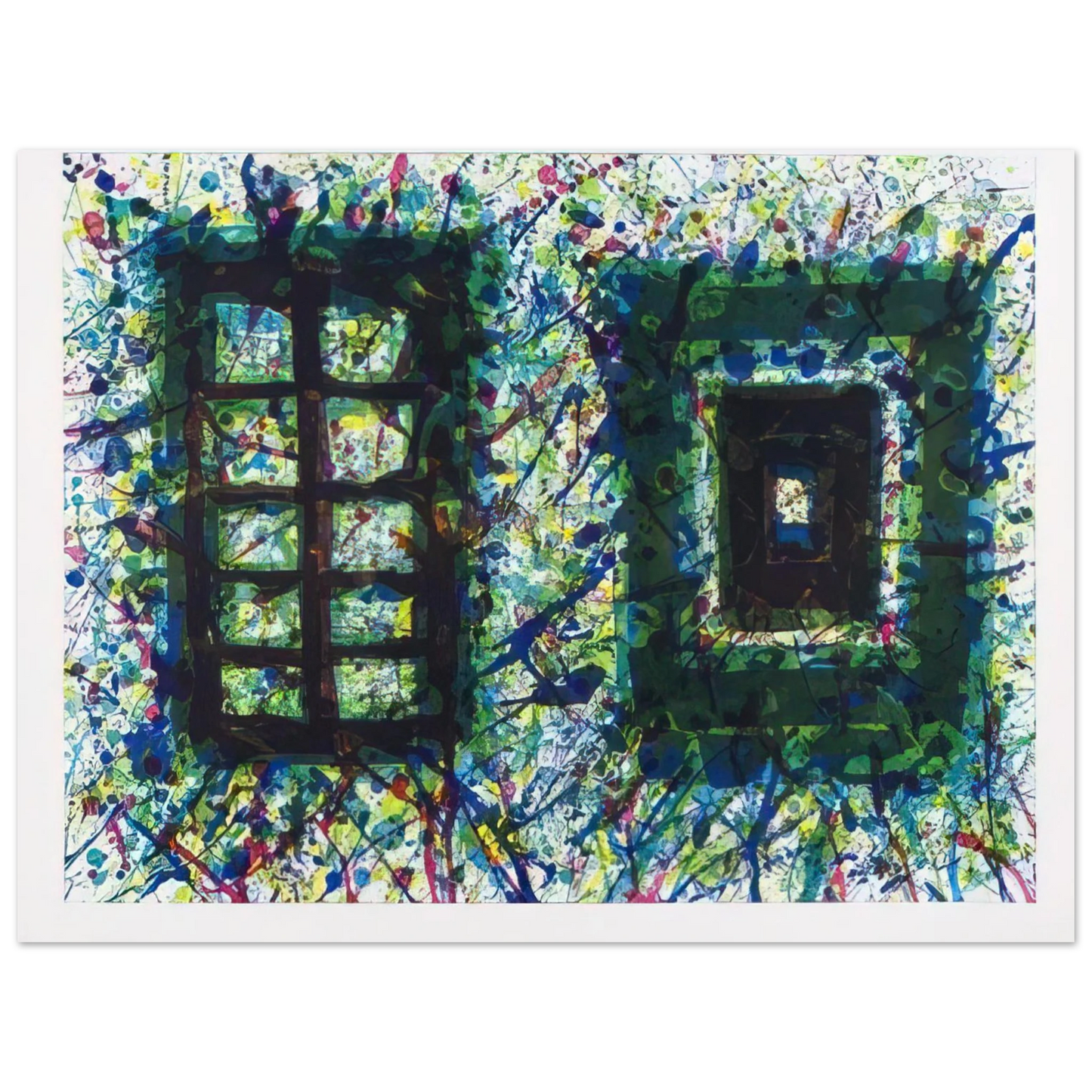 Sam Francis - Concert Hall Set III SF-232 Fine Art Poster - Default Title