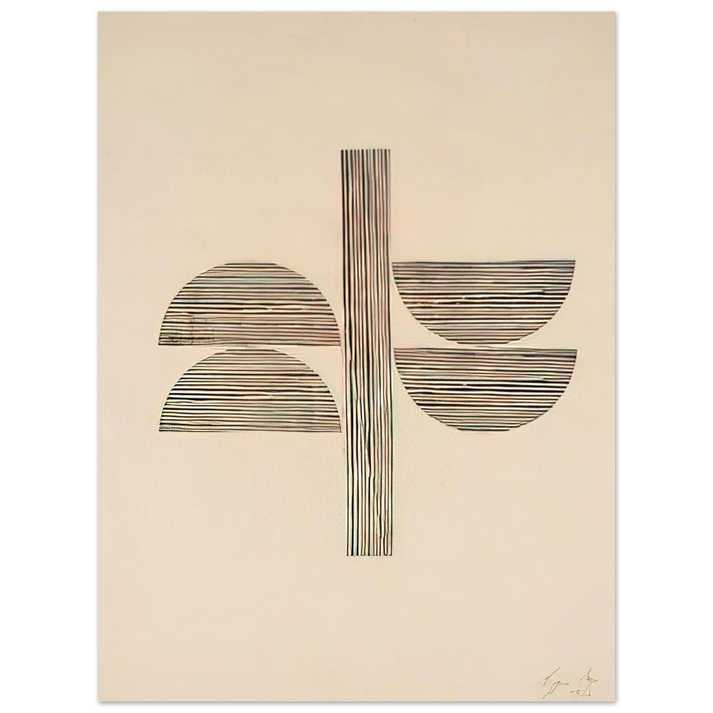 Lygia Pape - Tecelar - 1956 75x100 cm / 30x40inches Fine Art Poster