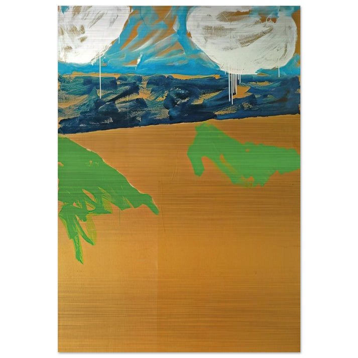 Paesaggio anemico - 1973 - Mario Schifano Brushed Aluminum Print - 70x100 cm / 28x40 inches | Mario Schifano Aluminum Print | Mario Schifano Prints