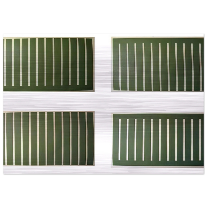 Untitled #207-210 - 1991 - Donald Judd Brushed Aluminum Print - 70x100 cm / 28x40 inches | Donald Judd Aluminum Print | Donald Judd Prints