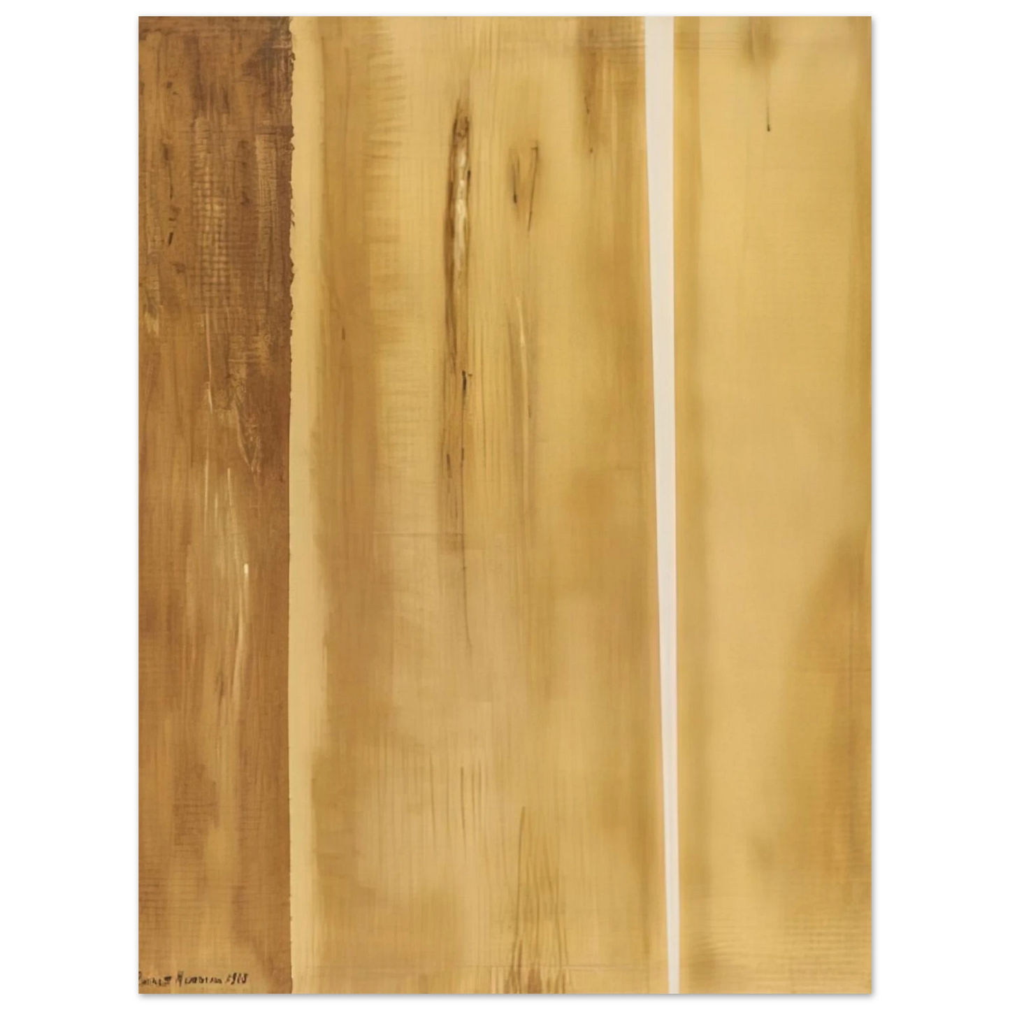 Barnett Newman - Two Edges Fine Art Poster - Default Title