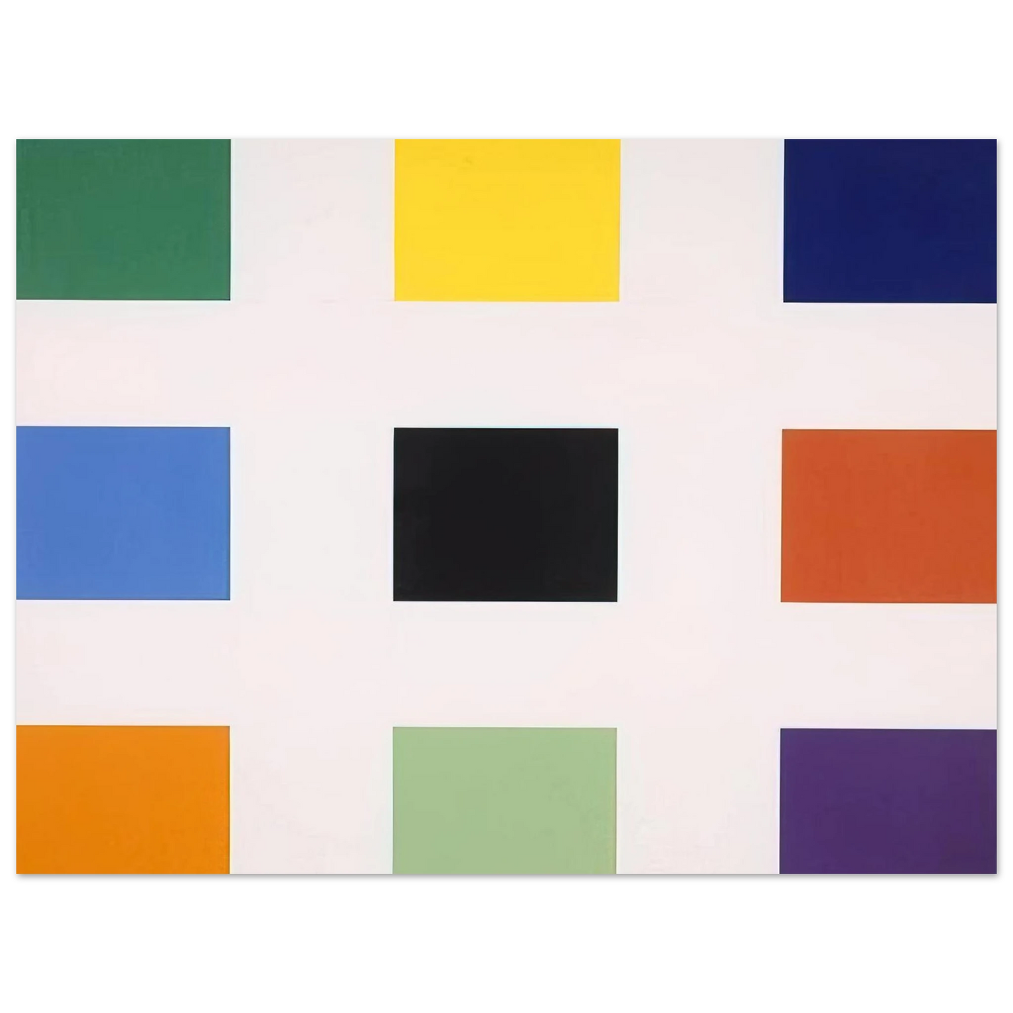 Ellsworth Kelly - Nine Squares Fine Art Poster - Default Title