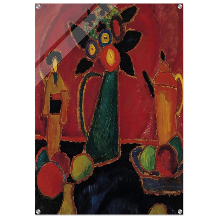 JAPANESE FLOWER 1913 - Alexej von Jawlensky Acrylic Print - 70x100 cm / 28x40″ inches