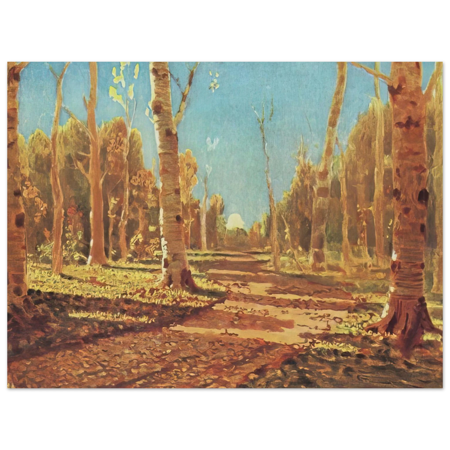 Arkhyp Kuindzhi - A Birch Grove Fine Art Poster - Default Title