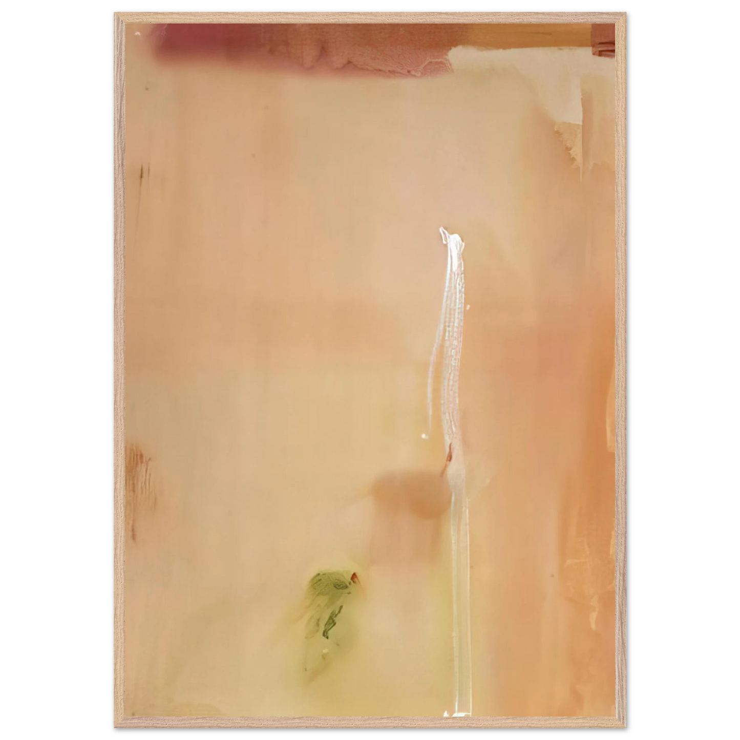 Helen Frankenthaler - Dawn Stroke - 1977 Wall art - 15x20 cm / 6x8 inches - Premium Wooden Framed Poster With Fine Art Paper - Black frame