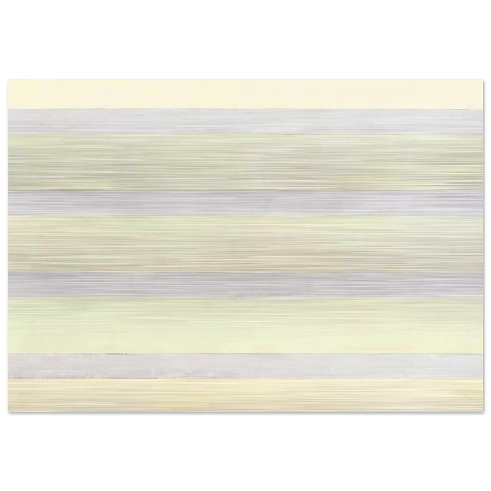 Untitled #11 - Agnes Martin Brushed Aluminum Print - 70x100 cm / 28x40 inches | Agnes Martin Aluminum Print | Agnes Martin Prints