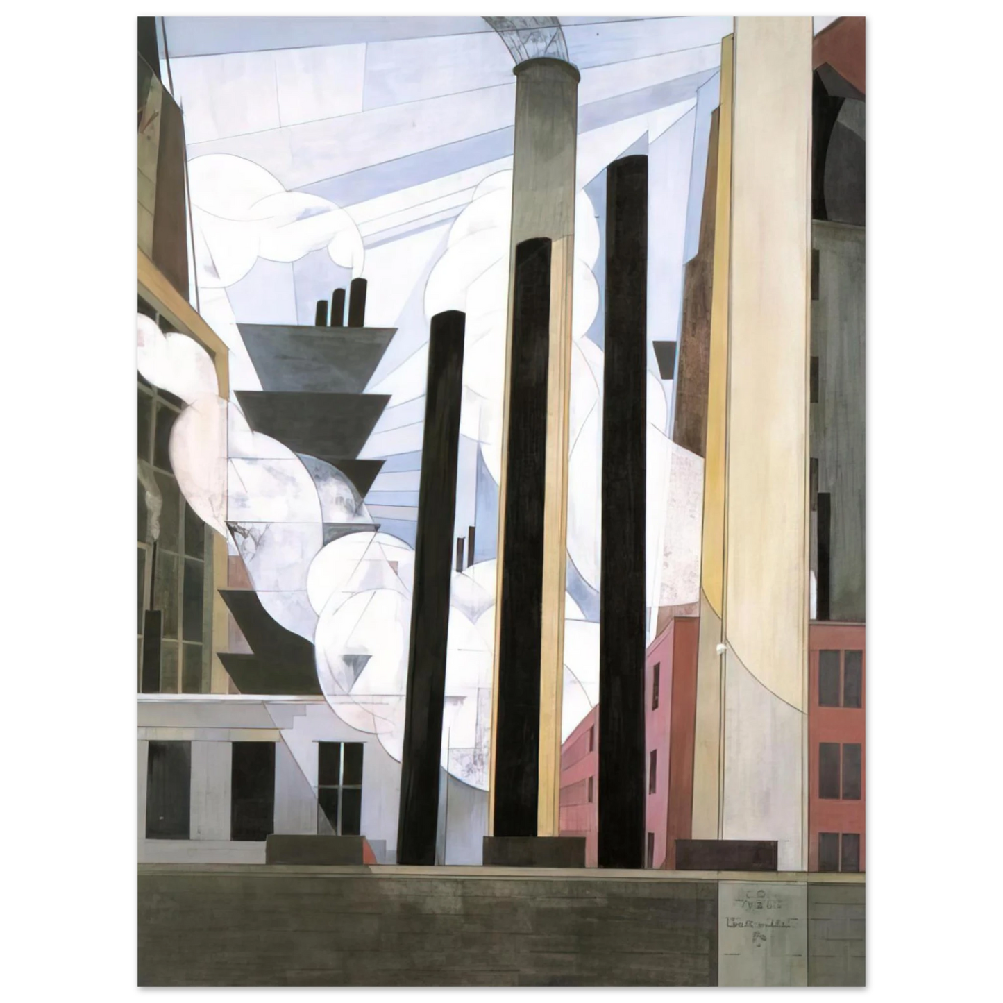 Charles Demuth - End of the Parade, Coatesville, Pa. - 1920 Fine Art Poster - Default Title