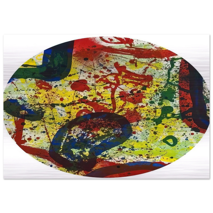 untitled sfe363 - Sam Francis Brushed Aluminum Print - 70x100 cm / 28x40 inches | Sam Francis Aluminum Print | Sam Francis Prints