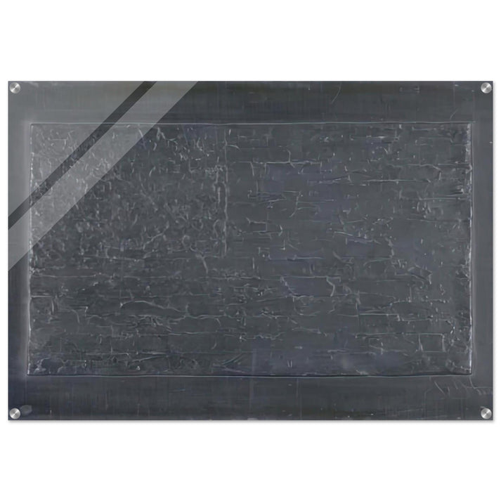 FLAG ULAE 74 - Jasper Johns Acrylic Print - 70x100 cm / 28x40″ inches | Jasper Johns Wall Art | Jasper Johns Prints